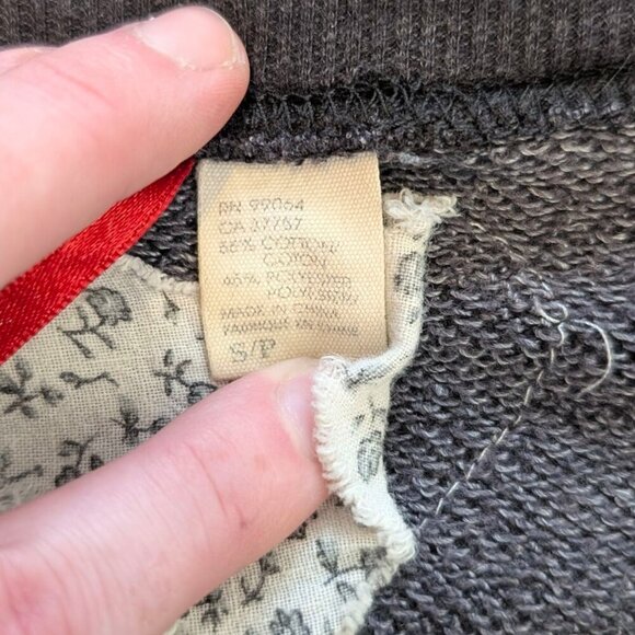 Element Grey Scoop Neck Sweater - Picture 5 of 5